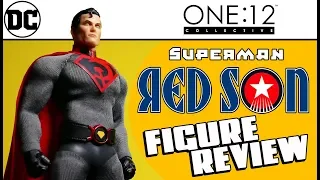 Mezco One:12 Collective PX Previews Exclusive Red Son Superman Action Figure Review