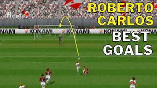 Roberto Carlos Crazy Goals | Winning Eleven 2002 | PS1