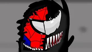 Spiderman suffering by Venom Inside Him in Among us Part 11 - Henry Stickmin - Among us Animation