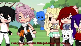 {Cant you guys take this job more seriously.} •| Meme | Gacha club | !Fairy tail¡