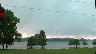 Incredible Thunderstorm Toledo Bend Reservoir Louisiana April 2020