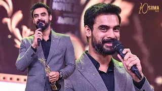 Tovino Thomas Dynamic Winning Speech After Receiving Best Actor Award for Minnal Murali | SIIMA 2022