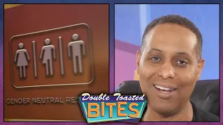 A FRIEND OF OUR'S LEARNS ABOUT UNISEX BATHROOMS | Double Toasted Bites