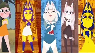 Ankha vs Ankha 1 Vs Ankha 2 Vs Ankha 3 Vs ankha 5 | Ankha Dance Meme Compilation