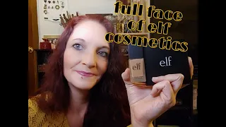 Full face of elf cosmetics makeup