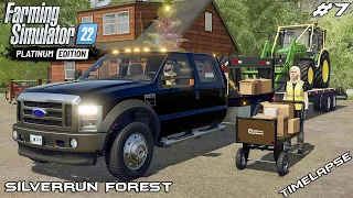 Buying a new FORESTRY EQUIPMENT for COMPANY | Silverrun Forest | FS22 Platinum Edition | Episode 7