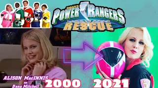 Power Rangers Lightspeed Rescue Antes y Después / Then and Now / Power Rangers #PowerRangers