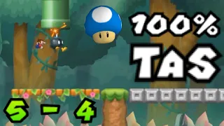 [TAS] [Obsoleted] New Super Mario Bros. Wii 5-4 100% (357.52)