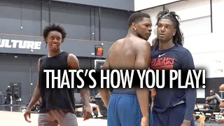 Anthony Edwards Hypes up Kira Lewis Jr. vs Collin Sexton in NBA Pro run!