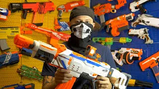 1 Hour of NERF GUN WAR!