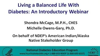 Living a Balanced Life with Diabetes: An Introductory Webinar