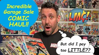 INCREDIBLE Garage Sale COMIC HAUL!!! But did I get TOO good of a deal?