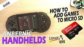 Anbernic/Linux Handhelds - How to Add Games/Roms to Micro SD and Scrape for Artwork