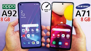 Oppo A92 vs Samsung Galaxy A71 Speed Test! 8GB vs 8GB 😱🔥