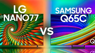 NANOCELL OU QLED? QUAL ESCOLHER? LG NANO77 VS SAMSUNG Q65C