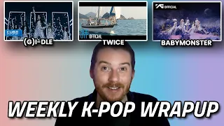 TWICE, (G)I-DLE, & BABYMONSTER Reactions [K-Pop Wrap-Up | 2.2.24]