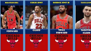 Chicago Bulls Full Roster 2022/2023, actual team squad of Chicago Bulls, Lineup comparison