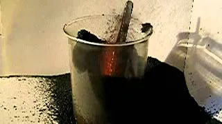 Вулкан в стакане (разложение бихромата аммония)