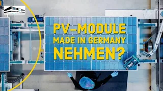 PV-MODULE „MADE IN GERMANY“ NEHMEN?