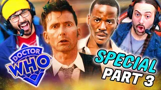 DOCTOR WHO REACTION! 60th Anniversary Special 3 | "The Giggle" Review | David Tennant to Ncuti Gatwa