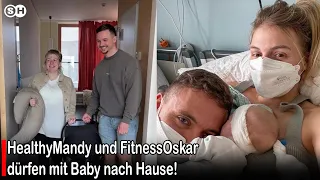 HealthyMandy und FitnessOskar dürfen mit Baby nach Hause! #germany | SH News German