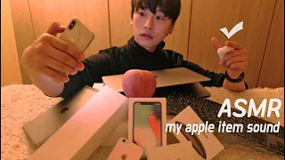 내가 가진 애플 아이템이 내는 소리🍎ㅣASMR apple tapping sound