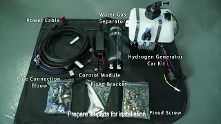 SENZA Hydrogen Generator Car Kit Installation Guiding(No Need to remove the bumper)