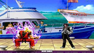 DRAGON KEN VS EVIL KYO! INSANE FIGHT! KOF ARINO GAMES!