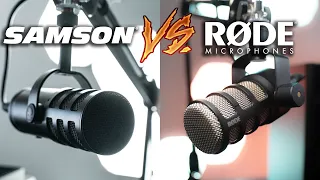 The Best Mid-range Podcasting Mic? | Samson Q9U vs Rode Podmic
