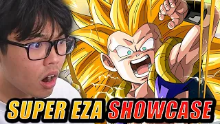 HE IS HIM! SUPER EZA SSJ3 Gotenks Showcase (DBZ Dokkan Battle)