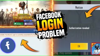 PUBG MOBILE LITE FACEBOOK LOGIN ERROR FIXED 🔥