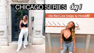 ALMOST MISSED OUR FLIGHT | Chicago Vlog Series | Day 1