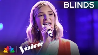 Coach John Makes Last-Minute Pick on Super Swiftie Zoe Levert | The Voice Blind Auditions | NBC