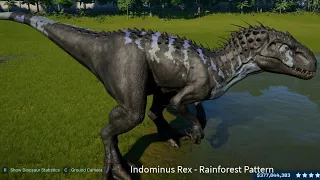 Jurassic World Evolution - All Indominus Rex Skins (1080p 60FPS)