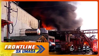 Pabrika ng goma sa Valenzuela, nasunog; pag-apula naging pahirapan | Frontline Sa Umaga