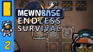 MewnBase Endless Survival - Part 2: Cat Power! - Space Survival Simulator - Let's Play MewnBase