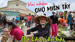 Bất ngờ gặp bà lão 86 tuổi "Siêu Hài Hước" ở chợ Ngã 3 Phong Hòa - Đồng Tháp