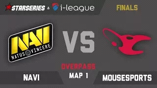 Navi vs Mousesports - Overpass Map 1 - 1080p60 - GRANDFINALS StarLadder StarSeries i-League Season 4