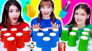 MUKBANG MOST POPULAR CHALLENGES WITH DRINK BY LILIBU