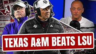 Texas A&M Beats LSU - Josh Pate Rapid Reaction (Late Kick Cut)