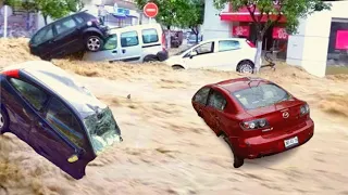 Hundreds of cars under water! Record flooding in Rayong province (Thailand)