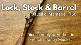 Rare French Charleville 1768 Musket Disassembly: A Glimpse into Revolutionary War History!