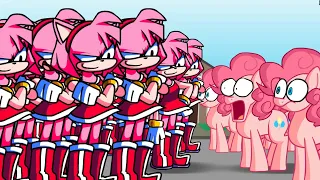 FNF Amy vs Pinkie Pie - BlockHead (Funkin' is Magic Update)