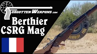 Berthier with a Chauchat Magazine at the Range