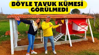 Türkiye'deki En Güzel El Yapımı Ahşap Tavuk Kümesini Yaptık/Tavuk Kümesi Nasıl Yapılır? Kendin Yap!