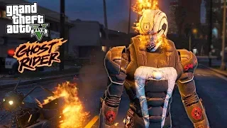 КАК ПРИЗРАЧНЫЙ ГОНЩИК СТАЛ ЖЕЛЕЗНЫМ ЧЕЛОВЕКОМ В ГТА 5 МОДЫ! GHOST RIDER ОБЗОР МОДА GTA 5! ГТА MODS