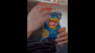 Lays potatoe Chips Sslt and vinegar fks or #viral #shortvideo #asmrsounds #asmr  #viral