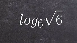 How To Evaluate a Logarithm To a Square Root of a Number Without a Calculator