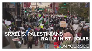 Israeli, Palestinian groups in St. Louis rally for peace