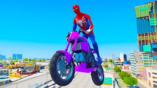 GTA 5 Spiderman Crazy Ragdolls Compilation #4 (Spider-Man JumpsFalls)